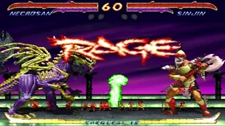 Primal Rage 2 - Game Play with The Dracolich Necrosan!