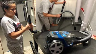 How to Dismantle Vacuum Cleaner for Cleaning (Bagless Vacuum) Philips PowerPro Compact Vacuum - DIY