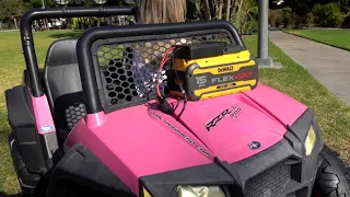 I Figured Out What DeWALT's Huge $400 Battery is For😄(Kids Power Wheels)