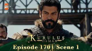 Kurulus Osman Urdu | Season 5 Episode 170 Scene 1 | Osman Sahab ko jaane nahin de rahe hain!