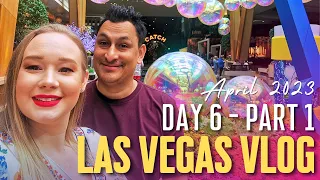 Las Vegas Vlog | Day 6 - Part 1 | Vdara to The Cosmopolitan | Planet Hollywood | Aria Casino Slots