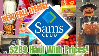 Sam's Club Haul #31 | With Prices! | NEW FALL ITEMS!🍂