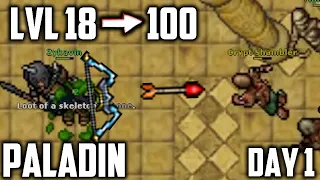 PALADIN: From LVL 18 to 100 in 7 DAYS - Part 1 (Day 1)