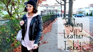 3 Ways to Style A Leather Jacket