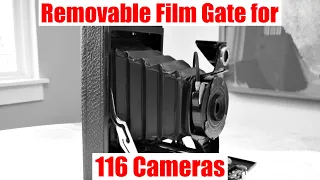 How To Make a Removable Film Gate for 116 Vintage Cameras