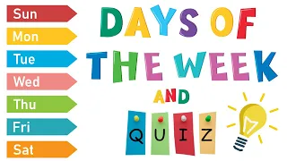 Days Of The Week For Kids | ESL Games