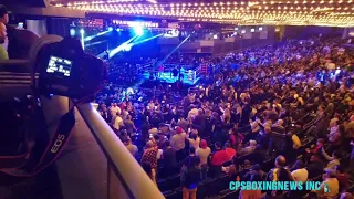 Alberto Machado Entrance to The Ring **Vs** Evans