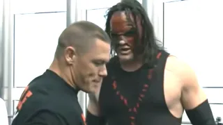 John Cena and Kane clash in Dubai during a press conference