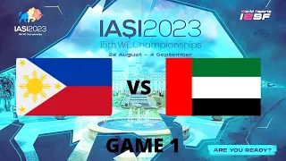 PHILIPPINES AP BREN vs UAE GAME 1 | IESF WORLD CHAMPIONSHIP 2023 PLAYOFFS DAY 1