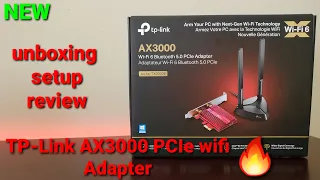 PCIe WIFI Adapter | TP-Link AX3000 Archer | Unboxing Setup Review