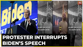 Israel Hamas Conflict: Jewish  Protester Interrupts Biden’s Speech Seeks For Urgent Ceasefire