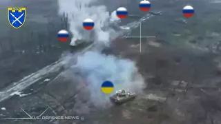 Horrifying Moment! How Ukrainian Bradley Destroys Russian front-line Defenses