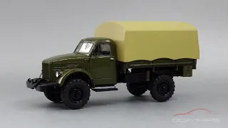 ГАЗ-63А с тентом || Start Scale Models - SSM || Масштабные модели грузовых автомобилей СССР 1:43