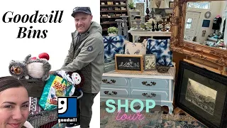 Thrift with us at the Goodwill bins - Painting Cottage Thrift Flips & Vintage Shop Tour - Reselling