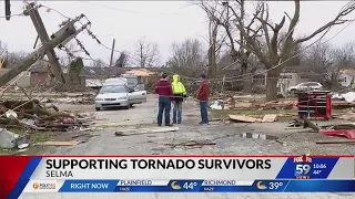 Selma residents gather for tornado town hall meeting after severe weather