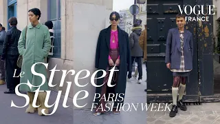 What are People Wearing During Paris Fashion Week? (16 Looks) | STREET STYLE #5 | Vogue France