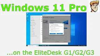 Windows 11 Pro on an EliteDesk 800 G1/G2/G3 Mini