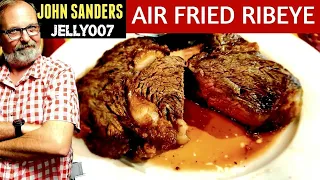 How to AIR FRY a STEAK | Ribeye 13 min | Ninja Foodi or any AIR FRYER | USDA PRIME