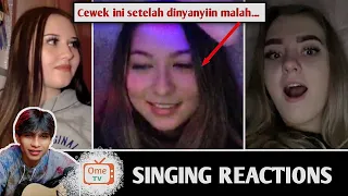 Cewek Rusia ini ketar ketir setelah dinyanyiin sampe sampe.. | SINGING REACTIONS OmeTV