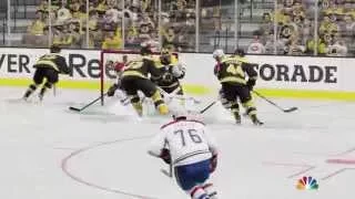 NHL 15 Xbox One - Boston Bruins vs. Montreal Canadiens GOALIE FIGHT! (Full Round)