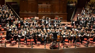 Abendlied - Rheinberger. Concert in het Concertgebouw van Amsterdam door CREA Orkest en SKA