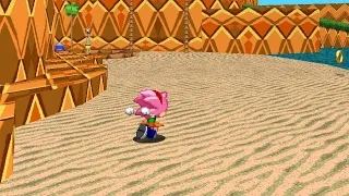 Sonic Robo Blast 2 - Amy Rose Hammer Spin