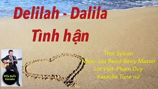 Delilah-Dalila-Tình Hận-Karaoke Tone Nữ-Việt Pháp Anh-Bm&D-Valse-T189-Quốc Hiệp