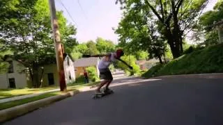 Longboarding on the Drop Freeride ala Ohio   YouTube