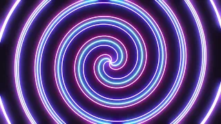 Неоновая спираль, гипноз ,футаж / background, futage Neon spiral, hypnosis