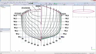 PART 2 Creating Hull Form from LinesPLan using Maxsurf ship design software