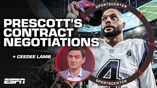 Dak Prescott contract negotiations have been passive or 'NONEXISTENT' - Jeremy Fowler | SportsCenter