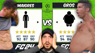 GROS vs MAIGRES sur FC 24!