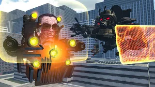 UPGRADED G-MAN SKIBIDI TOILET VS ASTRO JUGGERNAUT SKIBIDI TOILET AND OTHER BOSSES In Garry's Mod!