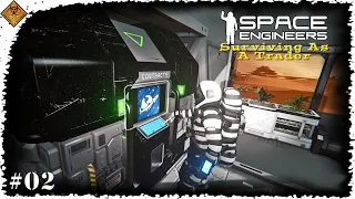 Space Engineers Surviving As A Trader - Living Off Search Contracts EP02