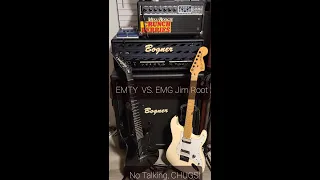 Seymour Duncan Mick Thomson EMTY VS. EMG Jim Root Pickups In The Room Mesa Boogie Mark IIC+ CHUGS!