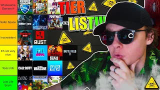 RANKING THE MOST TOXIC GAMING COMMUNITIES EVER!!! (Video Games Community Tier List)