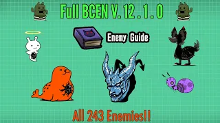 Battle Cats FULL Enemy Guide | v 12.1.0