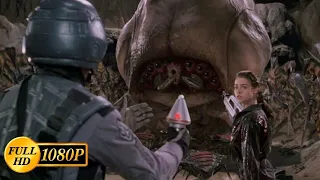 Johnny Rico Saves Denise Richards from the Arachnid Ringleader /  Starship Troopers (1997)