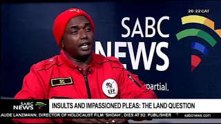 EFF's Godrich Gardee on support by Contralesa on land expropriation