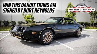 Pedal to the Metal - Only Days Left to Win This Burt Reynolds' Autographed Pontiac Trans Am Bandit