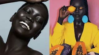 Which country has the DARKEST SKIN tone? UNIQUE BEAUTY #africanmelanin #africa #blackmycolor