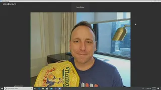 Joey Chestnut talks upcoming hot dog eating contest