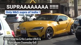 ROHIT SHARMA & LAMBORGHINI URUS | TOYOTA GR SUPRA | SUPERCARS OF MUMBAI | INDIA | NOVEMBER 2022