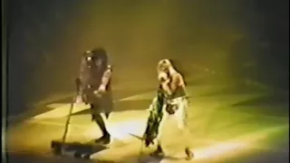 Motley Crue Kills Chicken On Stage Theatre of Pain Tour 1985