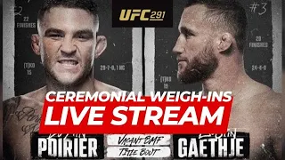 UFC 291 CEREMONIAL WEIGH-INS: Dustin Poirier vs Justin Gaethje 2