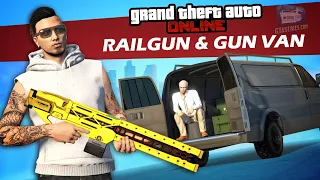 GTA Online - How to unlock the NEW Railgun Weapon & Gun Van