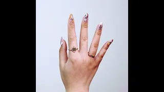 Fall Leaves Nail Design