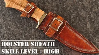 Leather sheaths explained and how to make a template