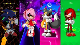 Sonic EXE(Hide and Seek) x Amy Rose EXE(Ghost) x Tails EXE(Ding Dong) x Knuckles EXE(Bemax Bussin)
