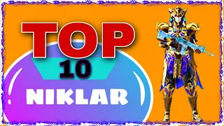 PUBG O'YNOVCHILARGA CHIROYLI TOP 10 NIKLAR || NICK NICKLAR || AJOYIB NIKLAR PUBG MOBILE #sarcogaming